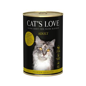 Cat's Love čisté telecí a krocaní maso 6 × 400 g