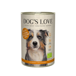 Dog's Love Bio krůtí maso s amarantem, dýní a petrželkou 12x400g