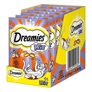 Dreamies Mix s kuřecím a kachnou 6 × 60 g