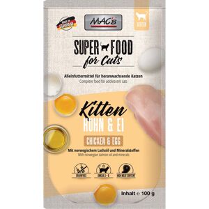 MAC's Cat Pouchpack Kitten kuřecí a vejce 12× 100 g