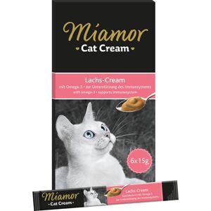 Miamor Cat Snack Cream losos 24 × 15 g