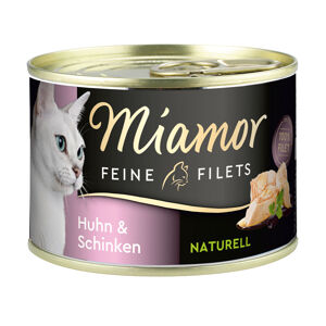 Miamor Feine Filets Naturell kuře a šunka 12 × 156 g