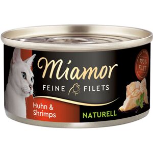Miamor Feine Filets Naturell kuře a krevety 48× 80 g