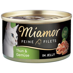 Miamor Feine Filets v želé s tuňákem a zeleninou 48× 100 g