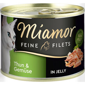 Miamor Feine Filets v želé s tuňákem a zeleninou 12 × 185 g