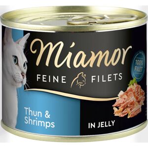 Miamor Feine Filets v želé s tuňákem a krevetami 12 × 185 g