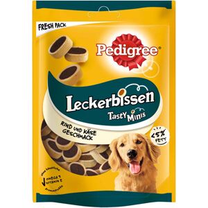 Pedigree Leckerbissen Mini-Happen se sýrem a hovězím masem, 140 g 3 × 140 g