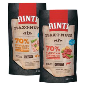 Rinti Max-i-Mum variace chutí s hovězím a kuřecím masem 2x12kg