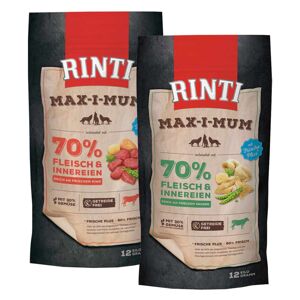 Rinti Max-i-Mum variace chutí s hovězím masem a dršťkami 2x12kg