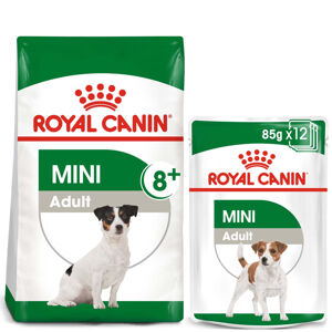 ROYAL CANIN MINI Adult 8+ 2 kg + Mini Adult v omáčce 12× 85 g