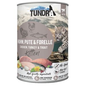 Tundra Cat Kitten kuře, krůta a pstruh 6 × 400 g
